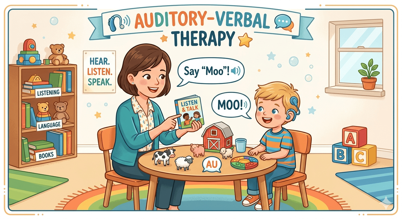 Auditory Verbal Therapy at Growing Stars Lucknow